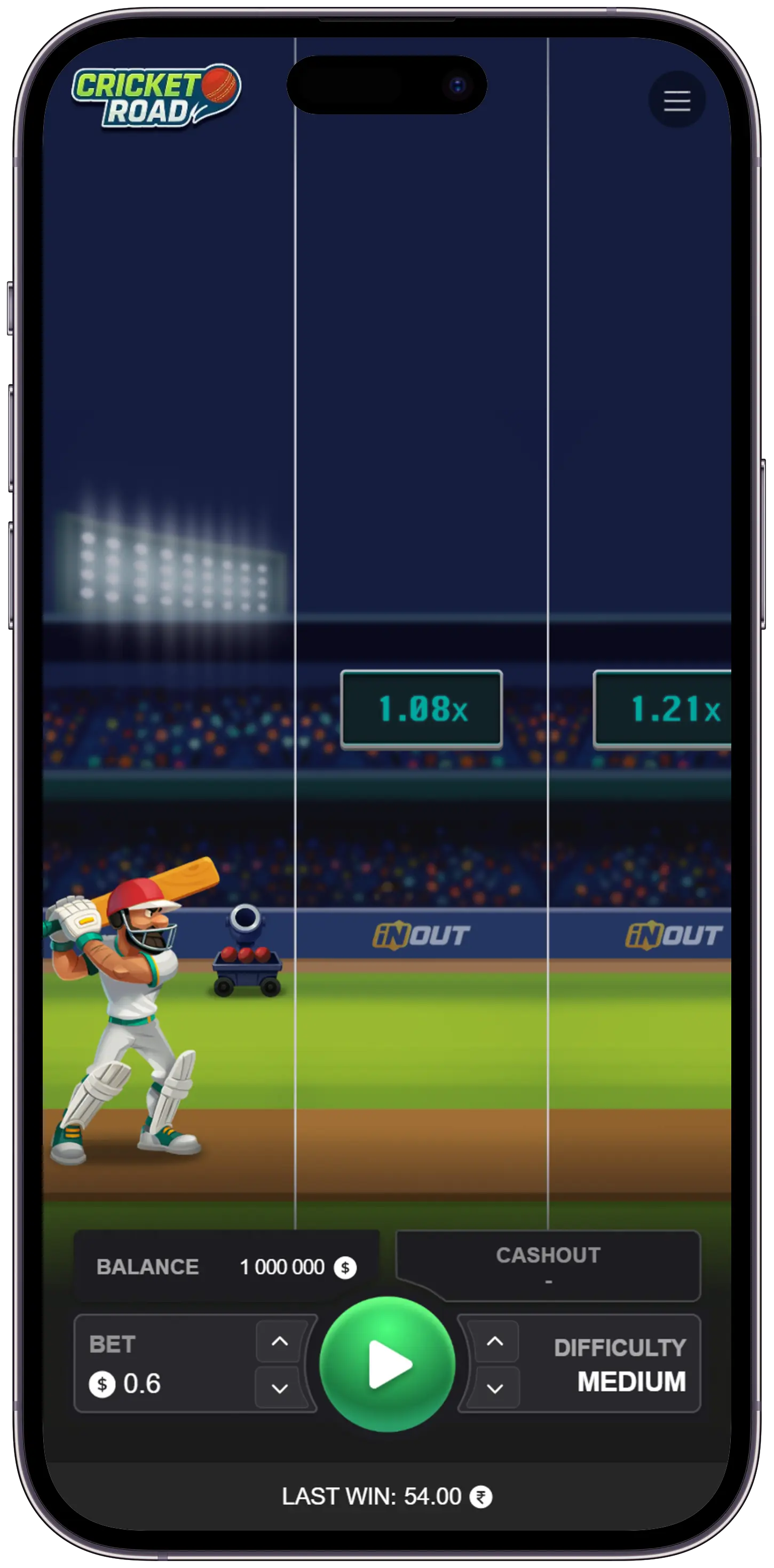 Cricket Road on Mobile in Australia